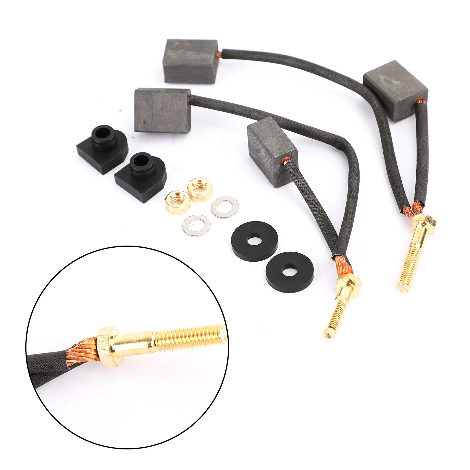 Комплект щеток Areyourshop ADC для клубной машинки EZGO Golf Cart 73120-G25 1021862-01 435-003 аксессуары