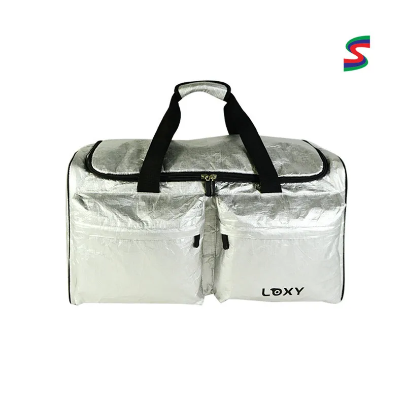 

Tyvek Outdoor Travel Backpack Waterproof Mountaineering Bag Burden Relieving Large-Volume Nylon shuang bei bao Customizable