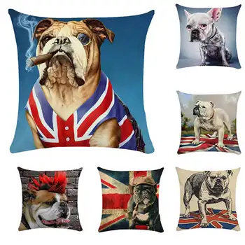 

Decorative pillow series world famous dogs home pet dog cushion covers home decorative beauty sofa car waist 45x45cm cm cm
