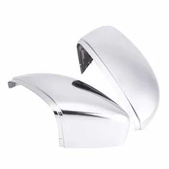 

1Pair Rearview Mirror Cover Caps Covers For VW Passat B7 CC Jetta Scirocco Beetle Car Accessories Car Mirror Shell Matte Chrome