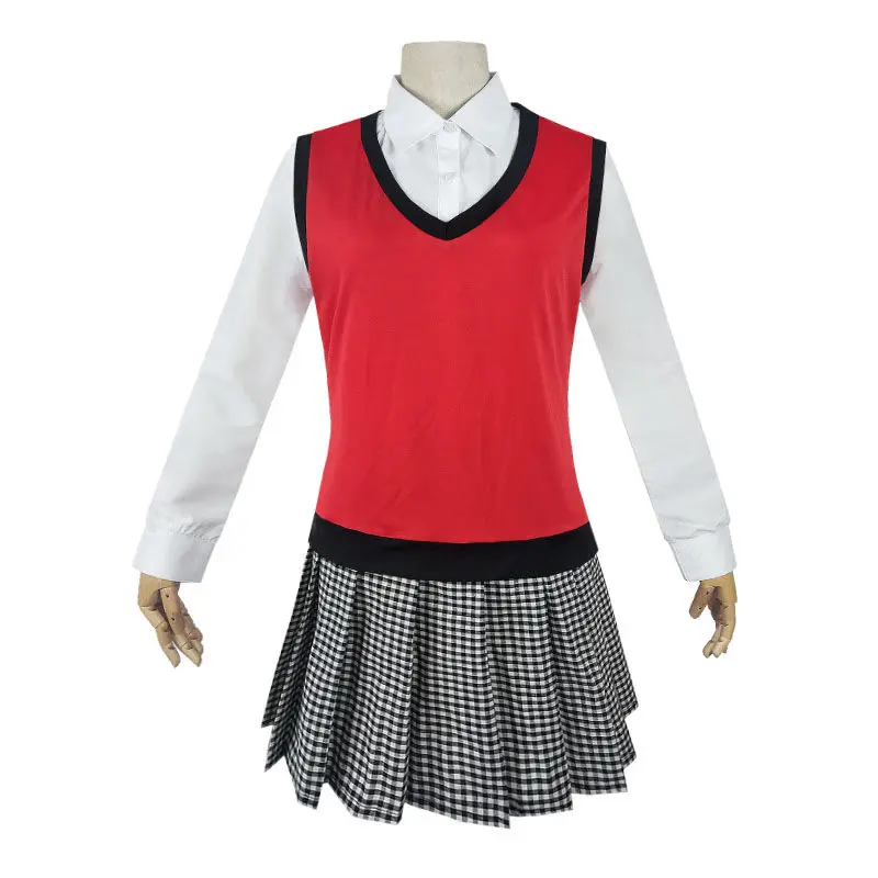 Ikishima midari Cosplay Costume Kakegurui Compulsive Gambler Girl Wigs and Accessories JK Uniform Schoolgirl School Suit 0 (2)