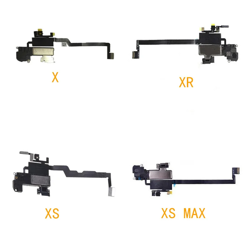 Ear Earpiece Proximity Light Sensor Flex For iPhone X XR XS Max XS Headphone Sound Earphone Speaker Flex Cable Assembly Original