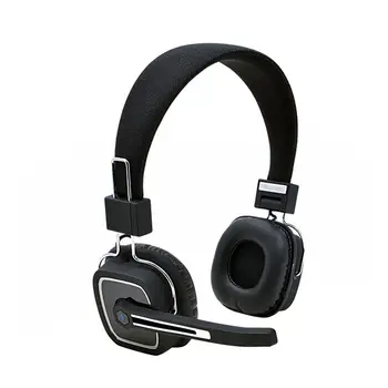 

Wireless Bluetooth Head-Mounted Headphones Noise Reduction Stereo Bass Headset 15 Hours Battery Life With Mic