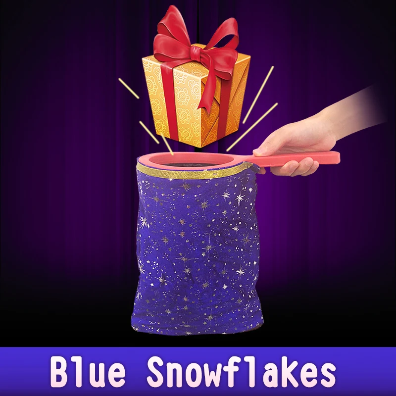 Волшебная TricksToys изменения мешком начинающих маг Опора волшебное универсальная сумка разных цветов детские игрушки делают вещи появляются или исчезают - Цвет: Blue snow