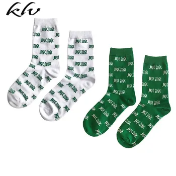 

Women Men Autumn Combed Cotton Crew Socks Funny Forgive Text Chinese Characters Printed Hip Hop Skateboard Stockings