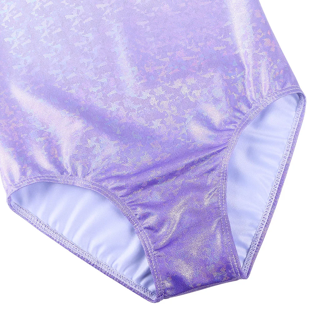 Long Sleeve Mesh Patchwork Leotards for Girls Toddler Kids Diamond Gymnastics Jumpsuit Bodysuit Teens Gymnastics Clothes