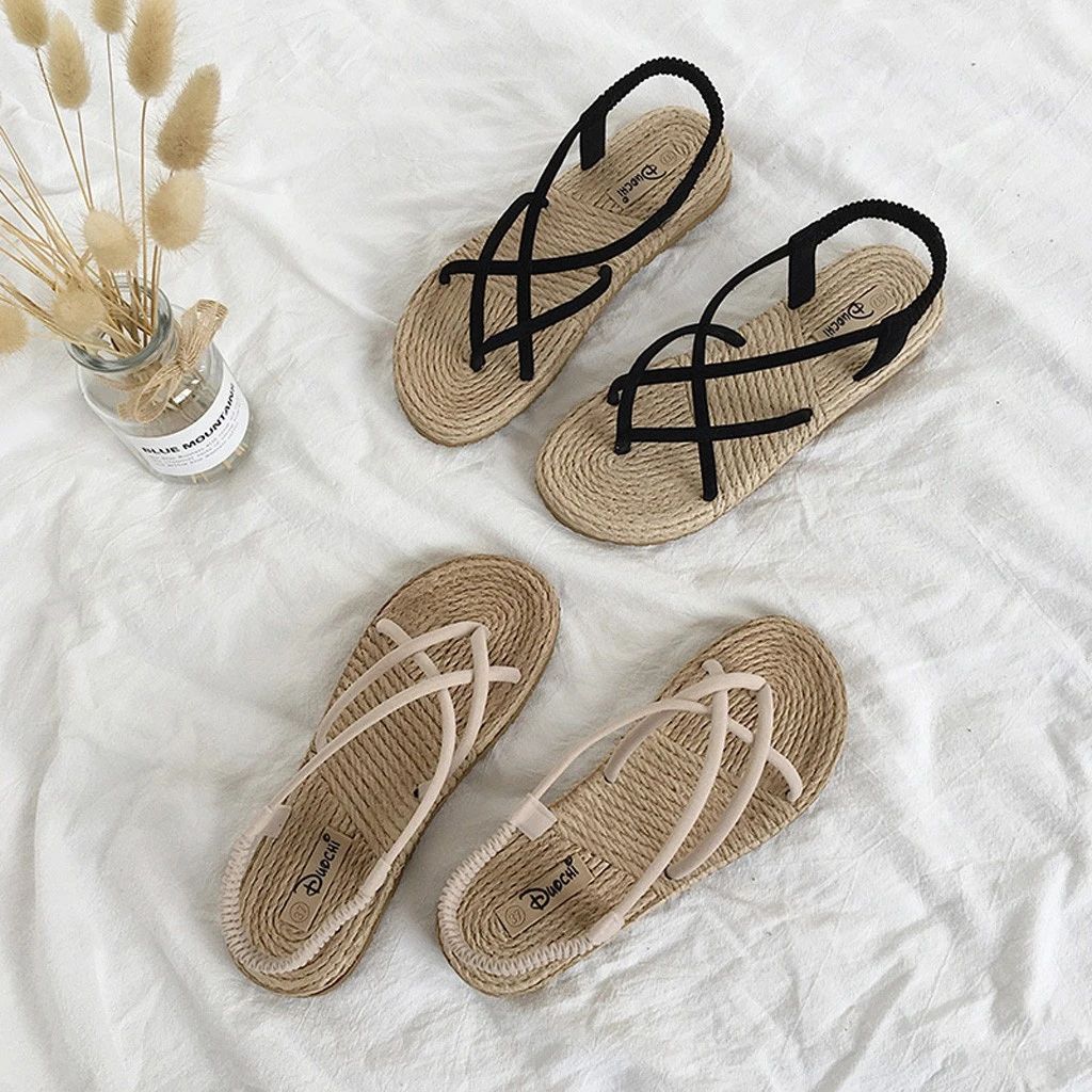 woven rope sandals