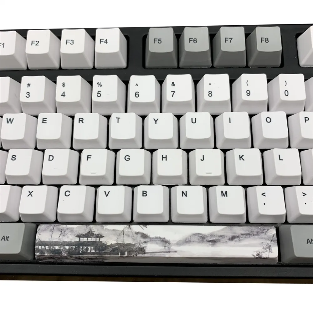  Ink Keycap OEM PBT Keycaps Full Set Mechanical Keyboard Keycaps PBT Dye-Sublimation Keycap