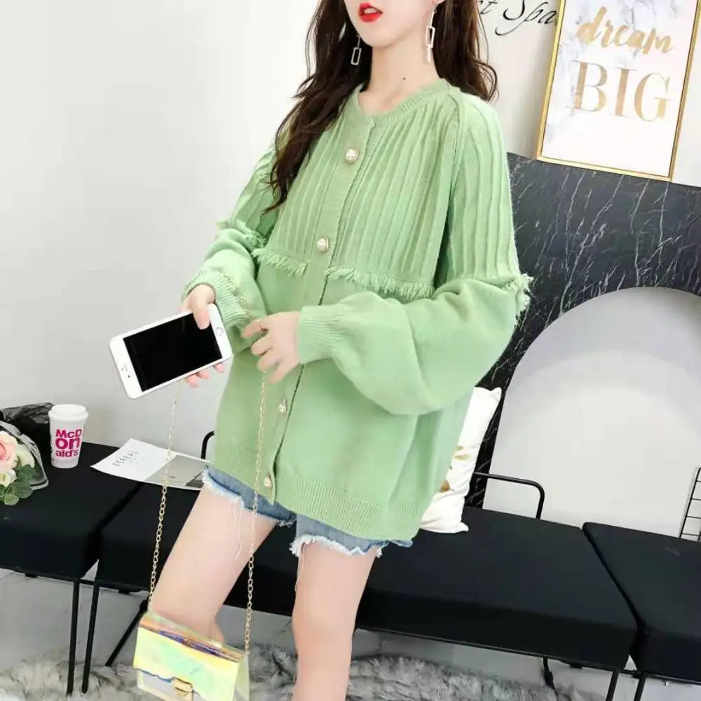 

Winter Sweaters Womens 2019 Long Knit Cardigan long sleeve Print Knitted Cardigan Ladies Casual Oversize Sweater Women