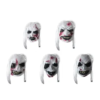 

Decaying Halloween mask Vampire Mask Zombie Mask with Hair for Mask-Creepy Costume Corpse Party Overhead Mask