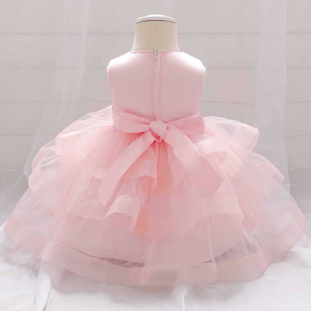 vestido infantil fofo para vestido de princesa tutu bordado para ano de aniversário