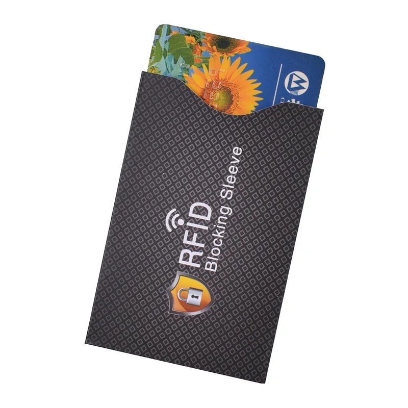 Защитный чехол для банковских карт с rfid блокировкой NFC мужчин и женщин|Держатели
