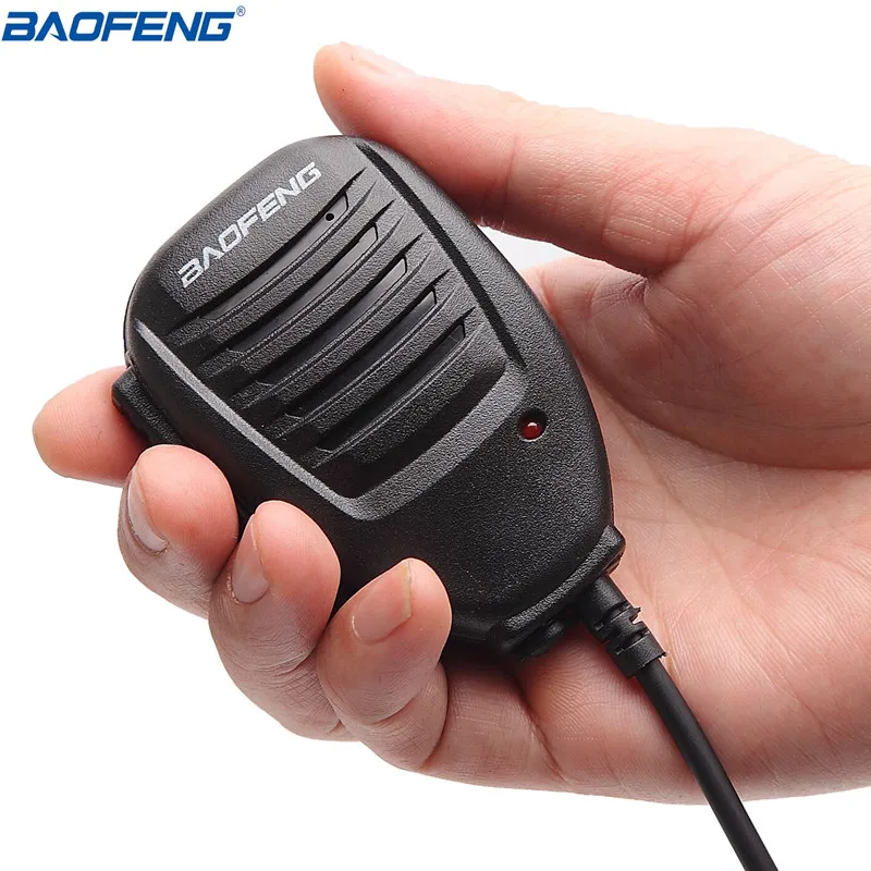 2 шт. Baofeng ручной микрофон Динамик микрофон для Baofeng UV-5R BF-888S UV-S9 GT-3 UV-82 плюс двухстороннее радио иди и болтай Walkie Talkie “иди и УФ 5R