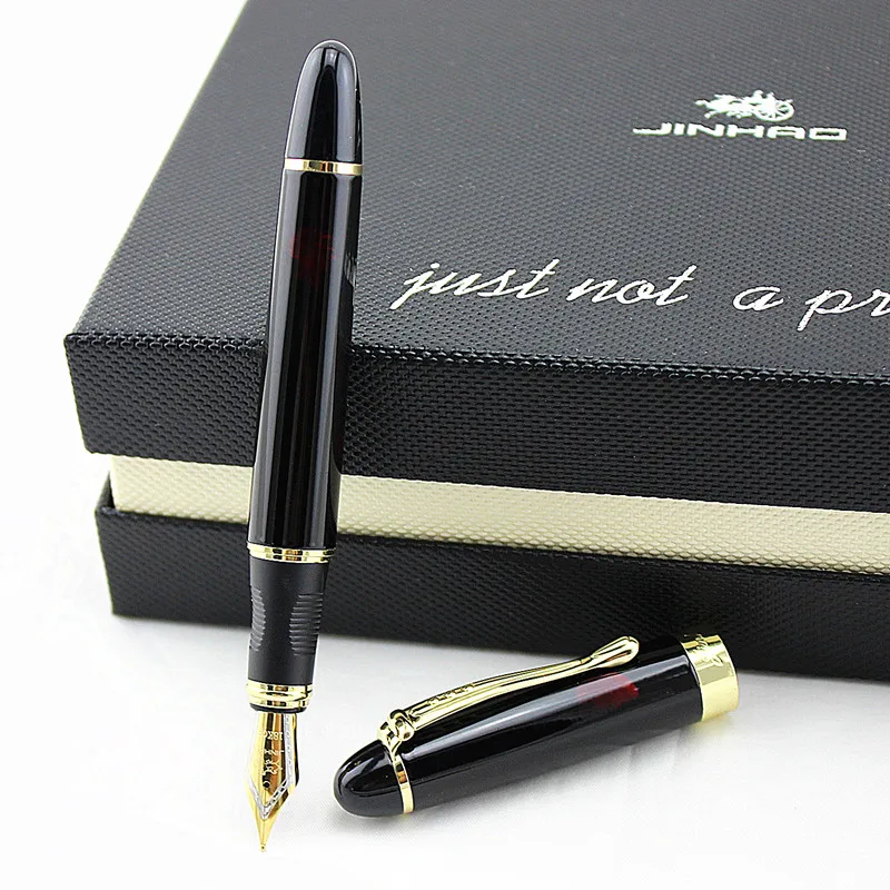 JINHAO X450 18 KGP 0,5 мм перо с широким основанием красное вино синий 15 видов цветов и 5 шт чернил