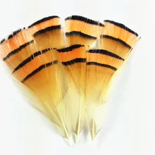 Натуральные перья фазана для рукоделия с диагональю экрана 3