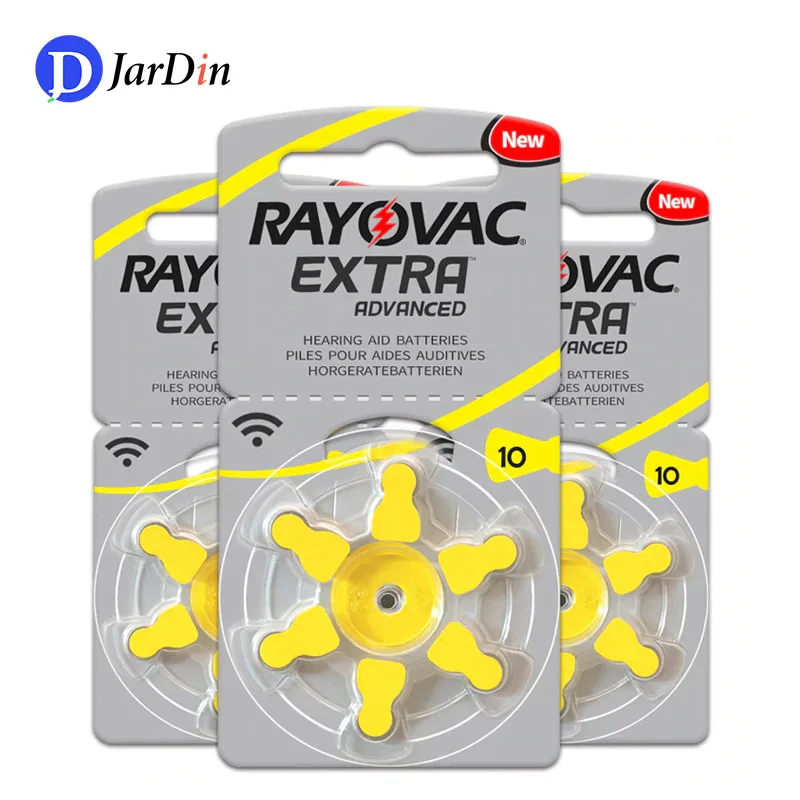 RAYOVAC EXTRA Zinc Air 60 PCS Performance Hearing Aid Batteries A10 10A 10 PR70 Battery Free Shipping | Красота и здоровье