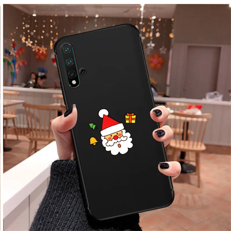 Счастливого Рождества чехол для huawei honor 20 P30 P20 Pro P10 Plus honor 8 9 8x max чехол для mate 30 20 x Lite nova 5t силиконовый чехол