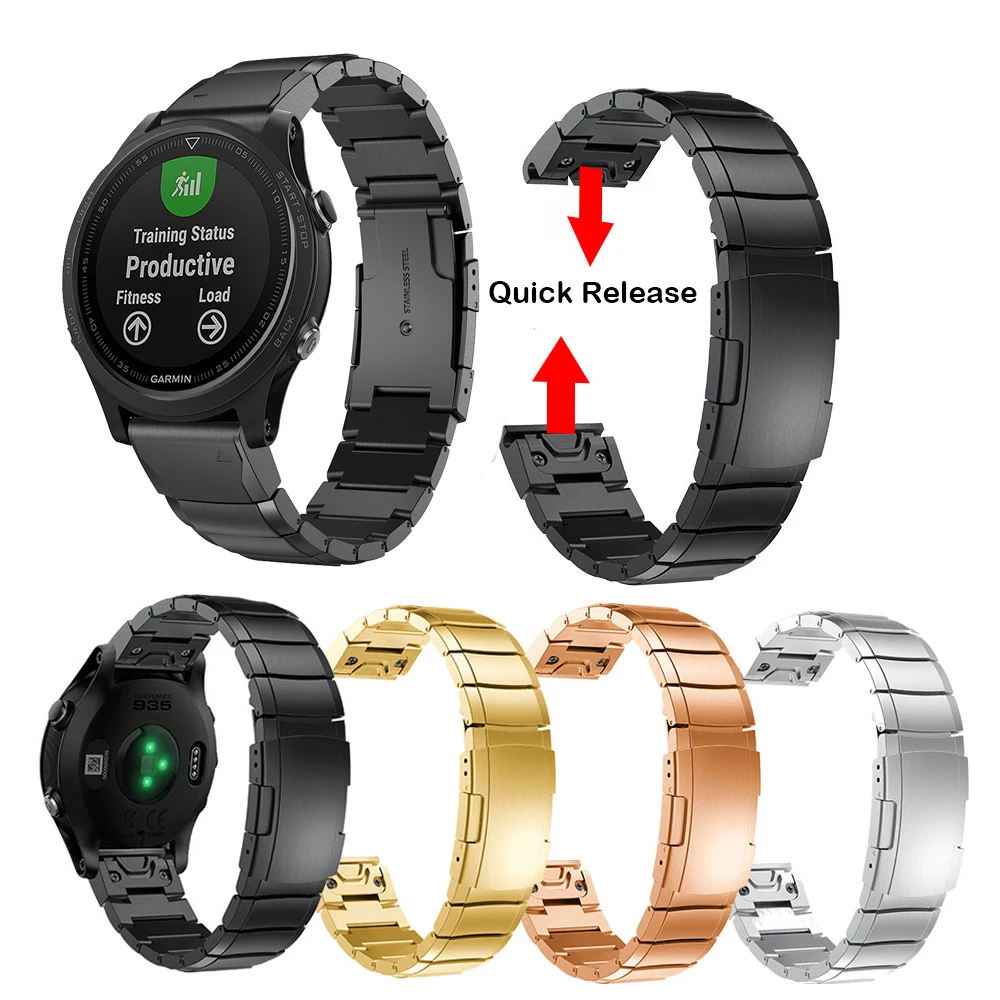 26 22 20 мм ремешок для часов Garmin Fenix 5X6X5 6 6S 5S Plus 3 HR Forerunner 935 945 Quick Release Easy fit Браслет |