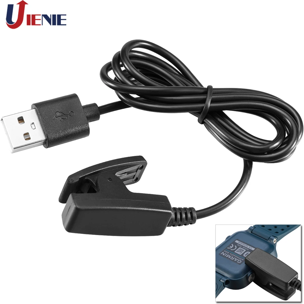 Cavo Culla Clip Caricatore Usb 1M Per Garmin Lily Forerunner 35 30 735Xt 630 235 645 Vivomove Hr Approccio S20 Smart Watch