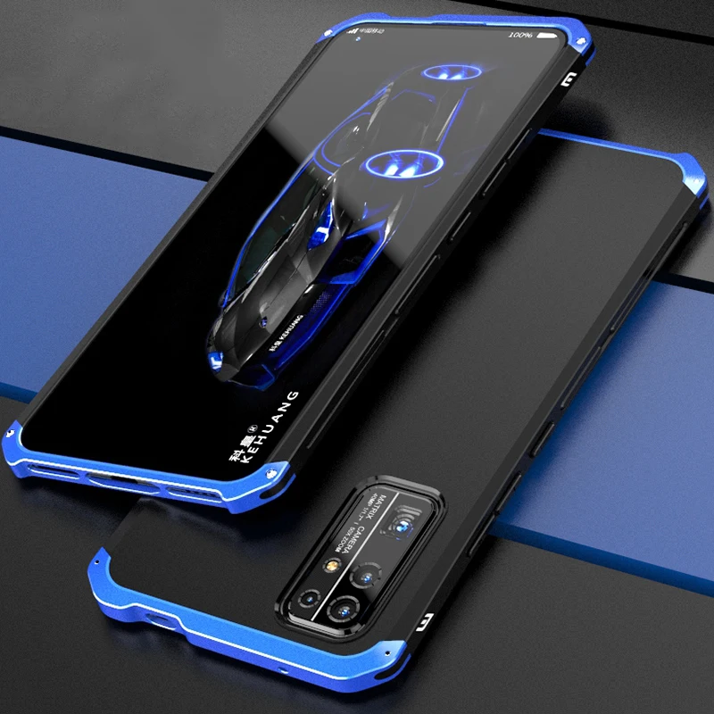 Роскошный противоударный чехол для Honor 50 SE V40 X10 тонкий жесткий алюминиевый из