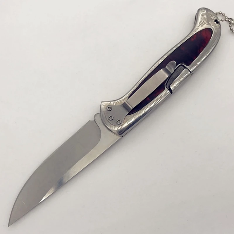 A3127 Super EDC Folding Knife 440C Blade Resin or Wood Handle Hunting Outdoor Camping Survival Tactical Utility Knifes Edc Tools