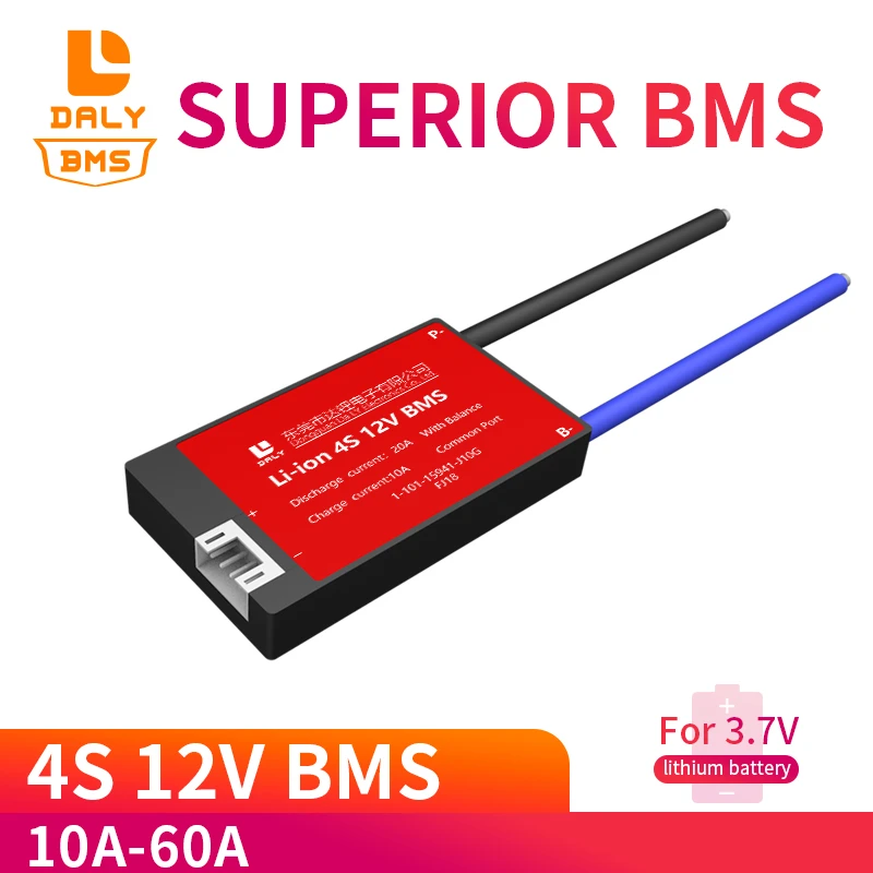 3S BMS Li-ion 10A-60A 12V 18650 Balance Board PCB Battery Protection