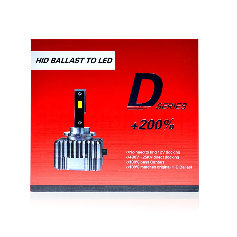 HIDLT 2PCS Non-Destructive D5S D8S M10 LED Headlight Lamp Bulb D1S D2S D3S D4S 90W 10000LM 6000K White Canbus No Error Car Light (4)