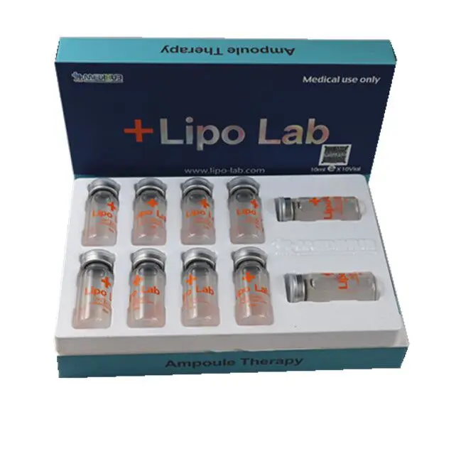 

10p 10ml Lipo Lab II PPC Solution Fat Burning Site lipolytic slimming Hyaluronic Acid Fat Dissolve Lipolysis Weight Loss Liquid