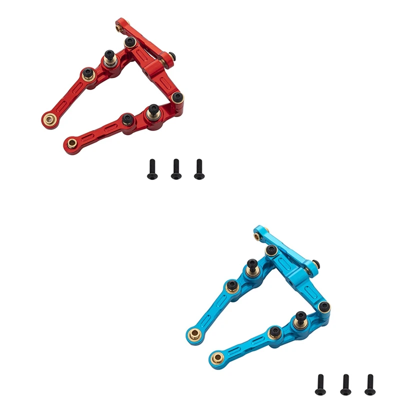 Aluminum Ball Bearing Crank Steering Assembly Link Set For Tamiya TT02 TT-02 TT-02D 1/10 RC Drift Car Parts | Игрушки и хобби