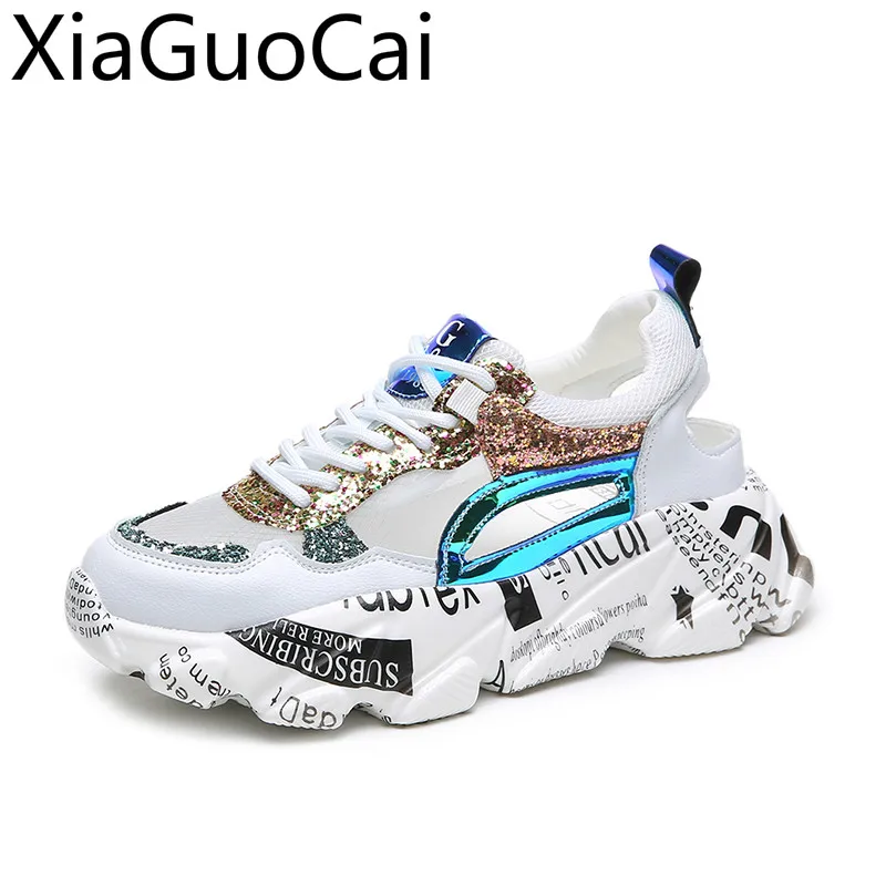

Paper-soled Summer Mesh Women Casual Shoes Students Hollow Out Platform Female Casual Sneakers Basic Flat Casual Shoes
