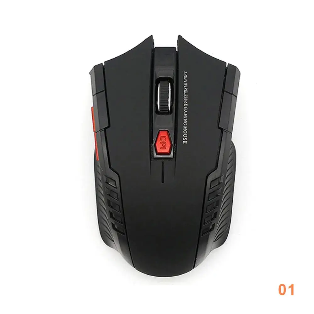 cool gaming mouse 2000DPI 2.4GHz Wireless Optical Mouse Gamer Opto-electronic Game Wireless Mice with USB Receiver for PC Gaming Laptops types of computer mouse Mice