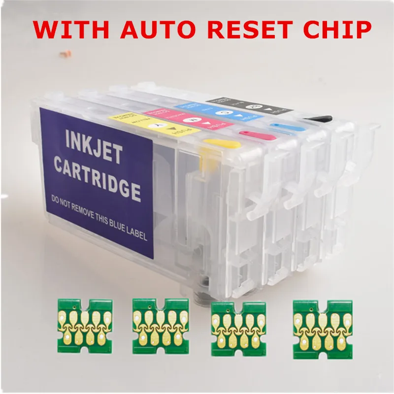 Europa 405xl 405 Cartucho de Tinta Recarregáveis Chip de Reconjunto Automático para Epson Workforce Pro Wf3820dwf Wf-3825dwf Wf4820dwf Wf-4825dwf
