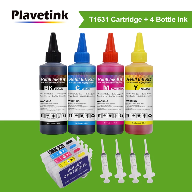 Чернильный картридж Plavetink 16XL T1631 для Epson анализатора WF2520 WF2530 WF2540 WF2650 WF2660 WF2750 WF2760 + 4