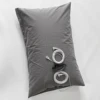 EMIKITS Earthing Fitted Pillowcase Grey Color Radiation-proof Kits Silver Fiber Grounding Health EMF Protection for Better Sleep 3