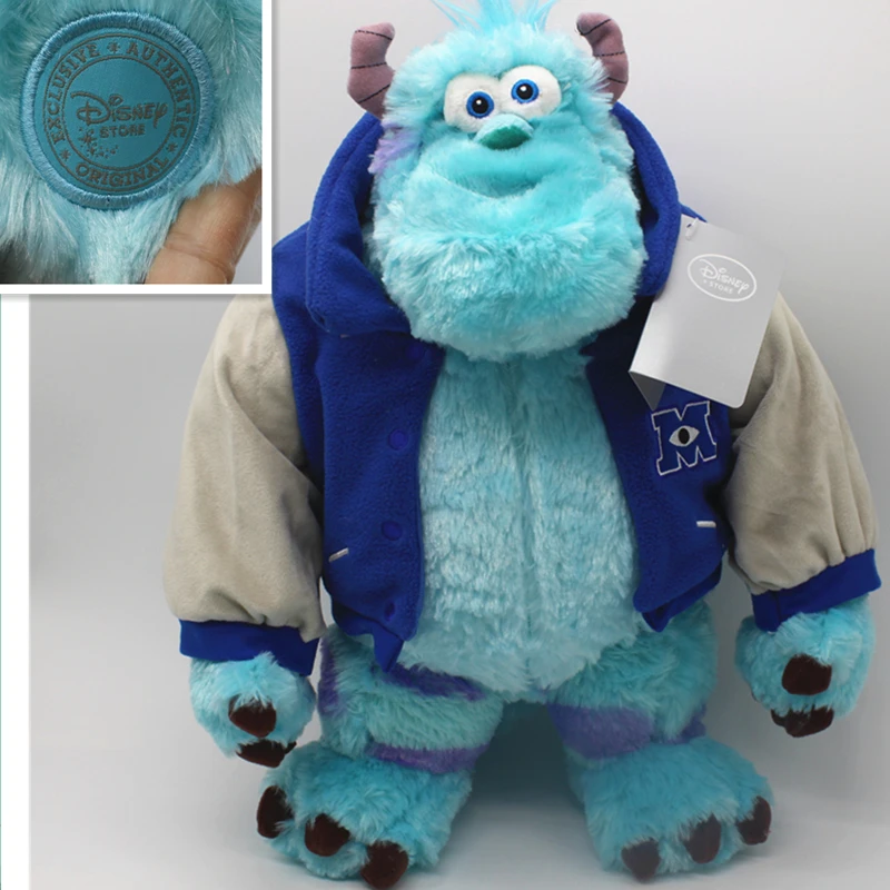 DISNEY Monsters Inc. James P. Sullivan Wearing a Coat Plush Stuffed Toys  Sulley Animals Baby Kids Soft Toy For Children 43cm - AliExpress