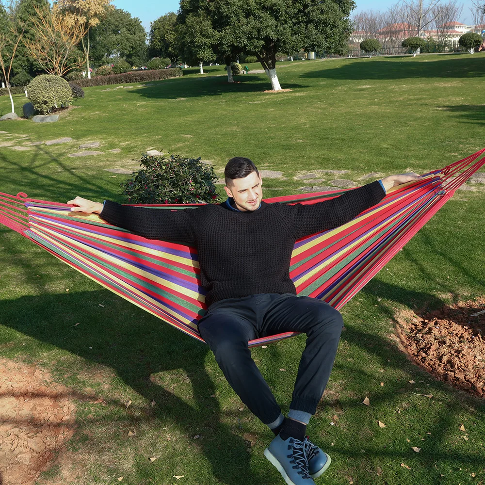 Двойной гамак из хлопка 200*150 см|rede de dormir|double hammockhammock cotton |