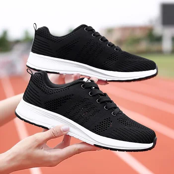 

Women Tennis Shoes Big Size 42 Athletic Sneakers Women Light Soft Sports Shoes Tennis Femme Breathable Mesh Gym Fitness Trainers