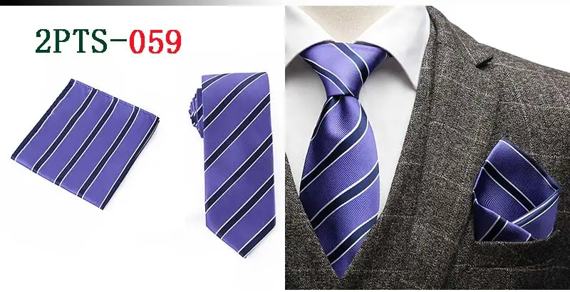 Роскошный мужской галстук платок Набор Мужской винтажный галстуки с принтом карманные квадраты наборы для деловых свадебных вечеринок трикотажный галстук наборы