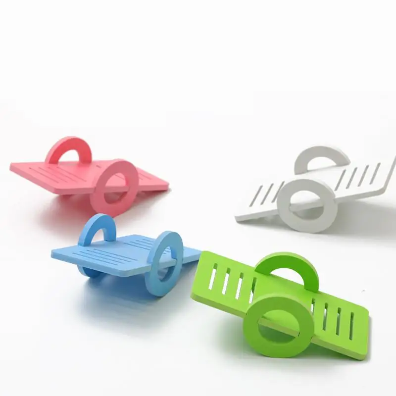 Игрушки для небольшого животного хомяка деревянный мост Seesaw Крыса Мышь попугай Измельчить зубы