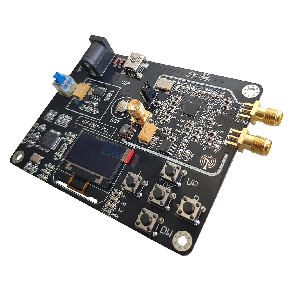 ADF4351 発振器　35MHz ～ 4500MHz　数回使用　中古