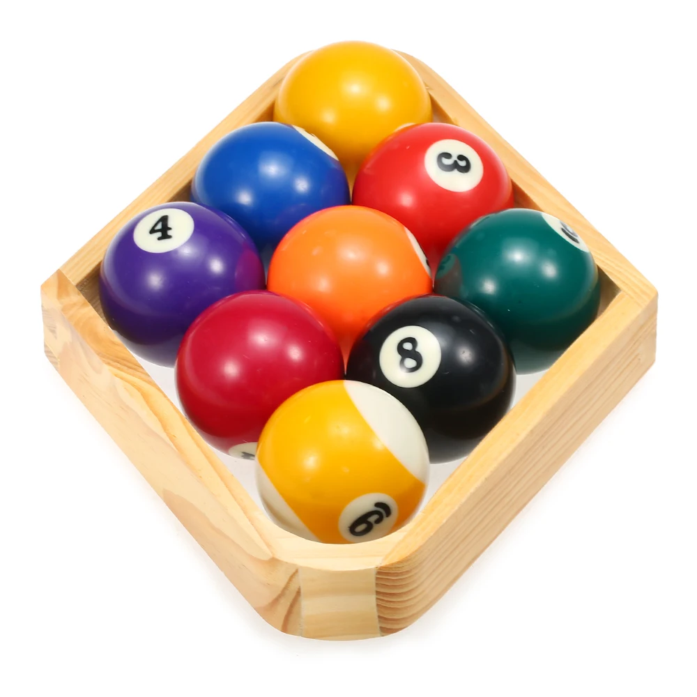 Billiard Ball Rack Set 9-ball Diamond 15-ball Rack Set Billiard Ball Rack Solid Wood Cue Racks Billiard Supply Entertainment