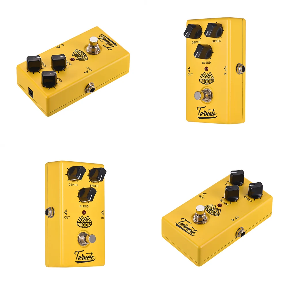 

Twinote BBD CHORUS Guitar Effect Pedal Analog Chorus Effect Guitar Pedal Processor Full Metal Shell True Bypass