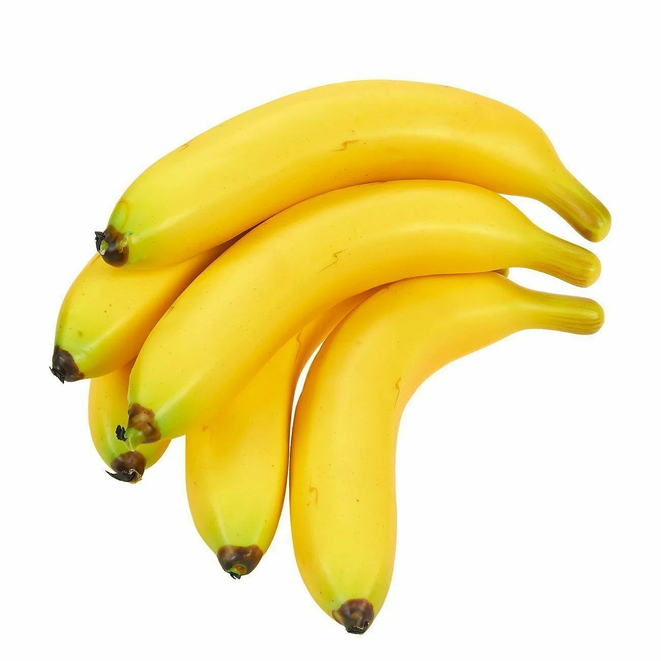 6 Pcs Plastic Foam Artificial Bananas Simulation Fruit Props Decor Kit Practical For Home Decoration Accessories