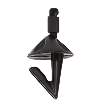 

20pcs Black Fishing Bait Shields Impact Shield Bait Sea Fishing Rig Hooks Bait Holders Clip Fishing Accessory