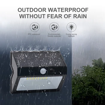 

New 48 LED Solar Light Outdoor Solar Lamp PIR Motion Sensor Wall Light Waterproof Solar Powered Sunlight for Garden Decoration