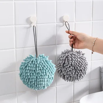 

1pc Chenille Wipe Hands Towel Ball Super Absorbent Fast Drying Soft to the touch Prevent Bacterial Growth Health for Child