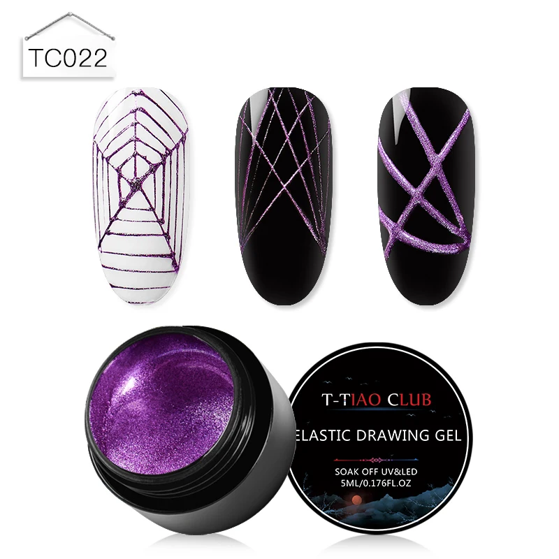 VS01267 Гель-лак для ногтей T-TIAO CLUB Spider, креативный Гель-лак для рисования проволокой, лак для ногтей - Цвет: VS01267