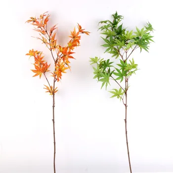 

90cm Simulation Maple Leaf Branch Home Decoration Artificial Flower Artificial Flower Wedding Decoration