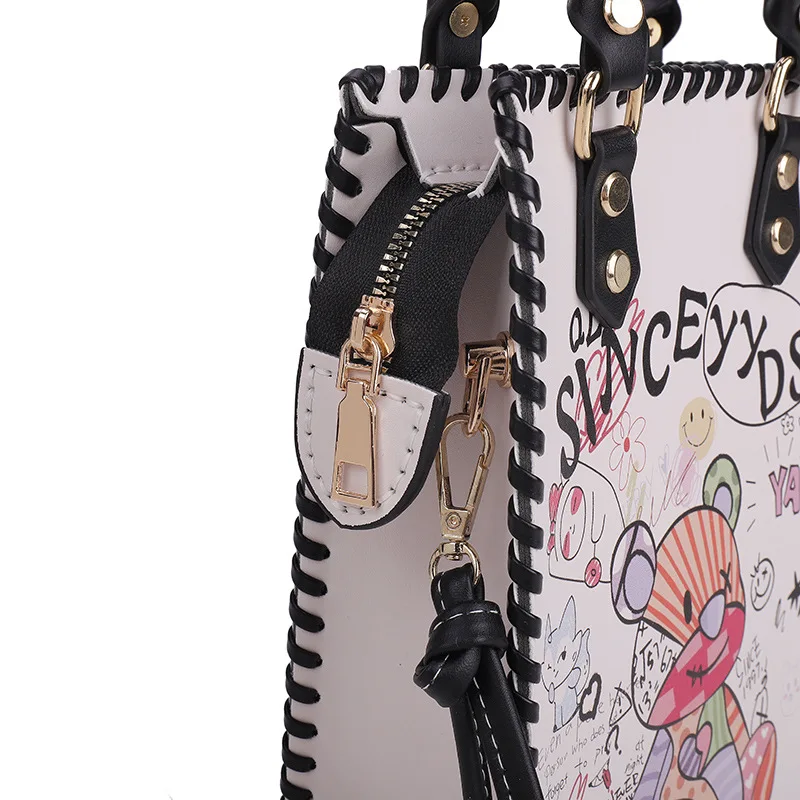 New Luxury Floral Printed Handmade Woven Bag Set DIY Material Shoulder Homemade Tote Bags for Women handbags Shoulder Bag