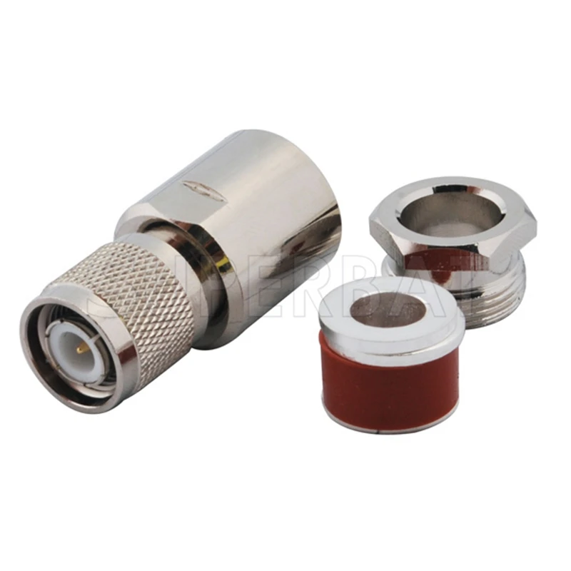 TNC Clamp Male RF Coaxial Connectors for RG8 RG214 LMR400 Cables